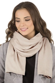 Vivisence 7007Kmpl Komplet beret+szalik, beżowy