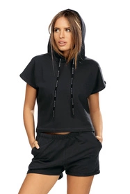 Reviver F5610 Komplet szorty + bluza, czarny