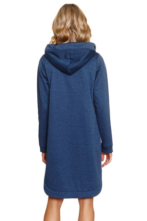 Doctor Nap SMZ.7228 Nocna szlafrok, indigo melange