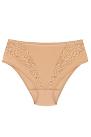 Wol-Bar Eco-Ga Majtki wysokie figi, beżowy