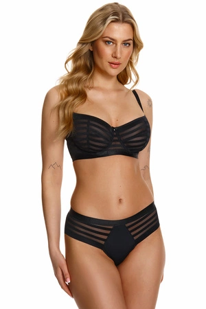 Lupo 2411 Big Biustonosz miękki, czarny