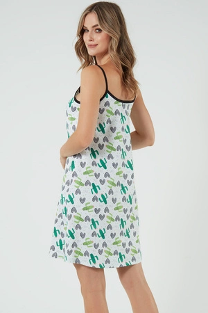 Italian Fashion Picos ws.r. Nocna koszula, druk/czarny