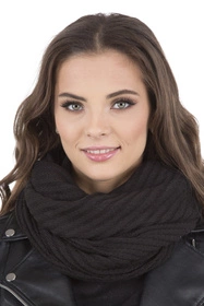 Vivisence 7017Kmpl Komplet czapka+komin, czarny