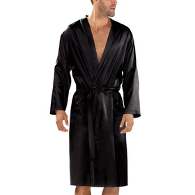 Dkaren Christian Nocna szlafrok, czarny