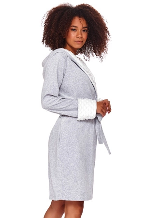 Doctor Nap SDB.7059 Nocna szlafrok, grey melange