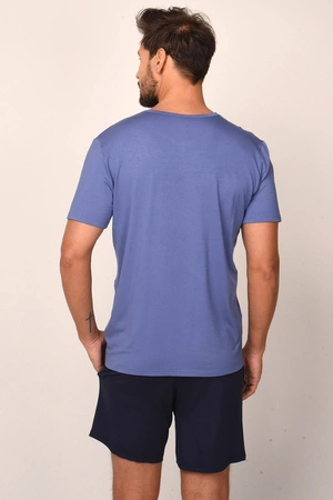 Italian Fashion Dallas kr.r. kr.sp. Nocna piżama, niebieski/granat