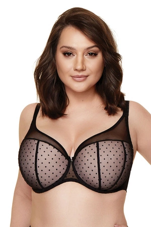 Gorteks Ciao/B4 Biustonosz usztywniany, czarno-różowy