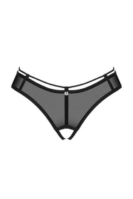 Obsessive Roxelia crotchless thong Majtki stringi otwarte, czarny