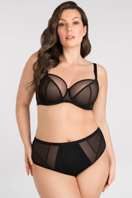 Gorsenia K824 Just Black Biustonosz miękki, czarny