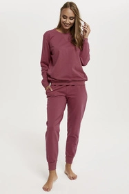 Italian Fashion Panama dł.r. dł.sp. Dres homewear, malina