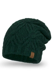 Vivisence 70112 Nakrycie głowy czapka, butelkowa zieleń