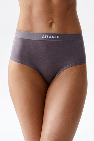 Atlantic 3CLP-009 3-pack Majtki wysokie figi, beżowy/kamienny/miętowy