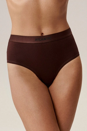 Atlantic 3CLP-009B 3-pack Majtki wysokie figi, cappucino/czekoladowy/czarny