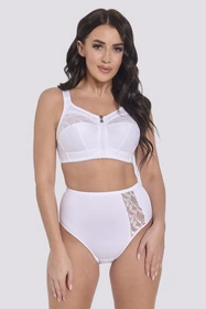 Viki Style Zuza 586/1 Maxi Biustonosz miękki, perłowa biel