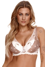 Lupo 2307 Biustonosz push-up, ecru-beż