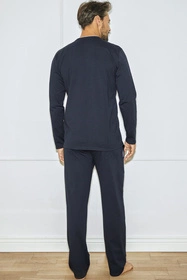 Italian Fashion Zbyszek dł.r. dł.sp. Nocna piżama, granat/granat