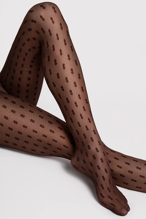 Fiore Bijou 20 DEN G6125 Wyrób pończoszniczy rajstopy, mocca