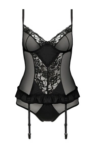 Avanua Melek corset Gorset sexy, black