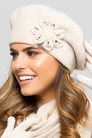 Kamea Sewilla Nakrycie głowy beret, beżowy