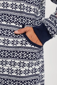 Italian Fashion Alaska Men dł.r. dł.sp. Nocna kombinezon, granat