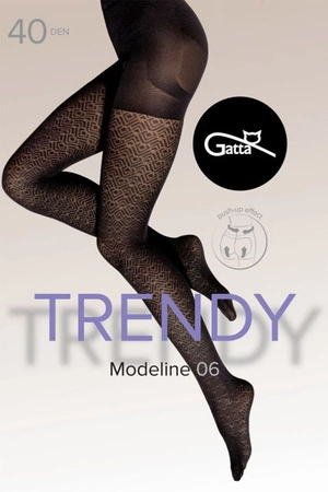 Gatta Modeline 06 40 DEN Wyrób pończoszniczy rajstopy, nero