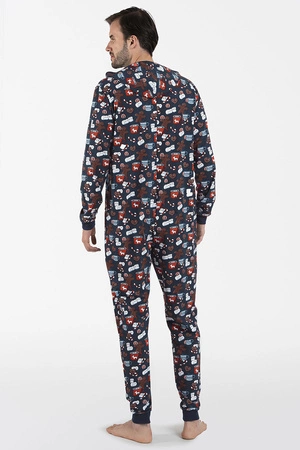 Italian Fashion Rojas dł.r. dł.sp. Kombinezon długi, druk/granat