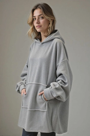 Vivisence 5029 Nocna szlafrok, jasnoszary