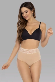 Mitex Eva 3-pak Majtki wysokie figi, beż