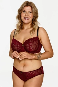 Lupo 2630 Majtki figi, burgundowy