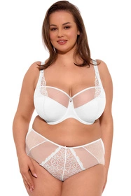 Gaia 1300M Maja Maxi Biustonosz półusztywniany, biały