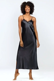 Dkaren Abeni Nocna koszulka, czarny