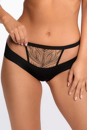 Bella Misteria 52-112 Czarująca Pełnia Majtki figi, czarno-beżowy