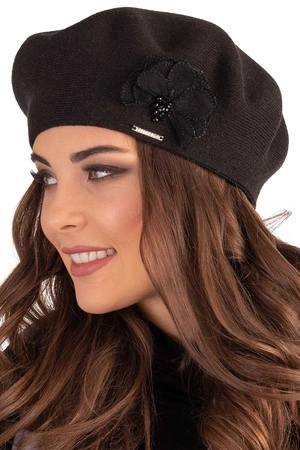 Vivisence 7036Kmpl Komplet beret+szalik, czarny