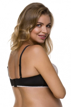 Lupo 3116 Biustonosz do karmienia, beżowo-czarny