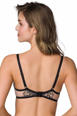 Mat 3804/11 Frances Biustonosz push-up, beż-czarny