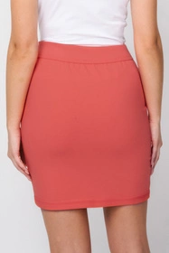 Italian Fashion Karina mini Spódnica dresowa, koral