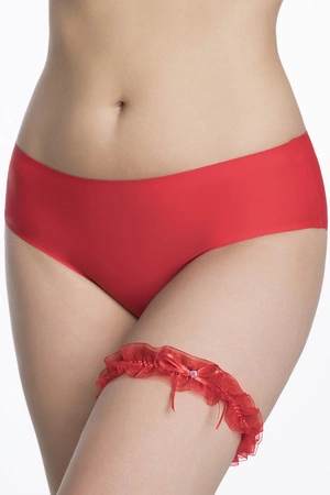 Julimex PW-48 Andora Wyrób pończoszniczy podwiązka, czerwony