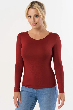 Babell Manati dł.r. Bluzka klasyczna, marsala