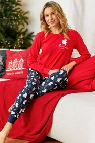 Doctor Nap PM.5262 Nocna piżama, red