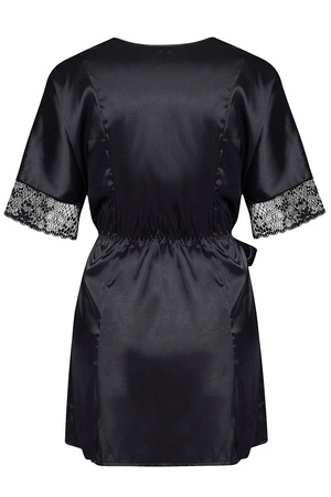 Beauty Night Delight dressing gown BN6628 Nocna peniuar, black