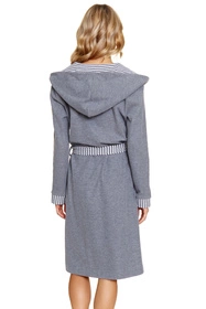 Doctor Nap SWW.7229 Nocna szlafrok, dark grey