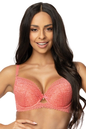 Mat 3633/11/1 Maddie Biustonosz push-up, koral