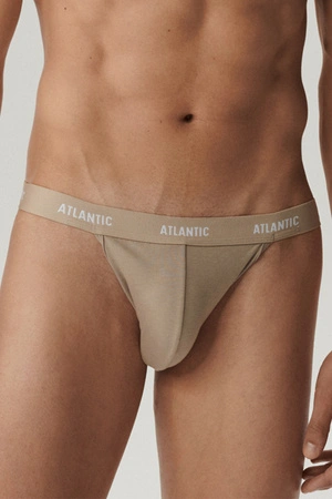 Atlantic 3BMP-1571 Jockstrap 3-pack Majtki slipy otwarte, beżowy