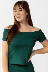 Dkaren Bayo-Bl Bluzka hiszpanka, zielony