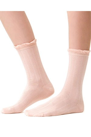 Steven 066 Comet 3D Skarpety za kostkę, łososiowy 014