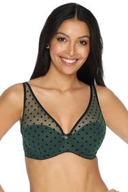 Bella Misteria 23-49 Szmaragdowa głębia Biustonosz półusztywniany, zielony