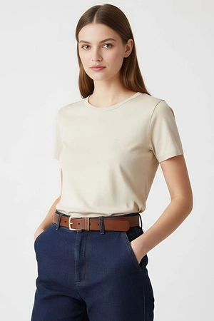 Vivisence P0001 Pasek skórzany, brown