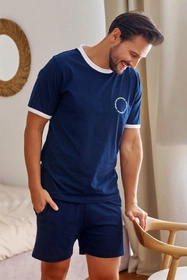 Doctor Nap PMB.7218 Nocna piżama, navy blue
