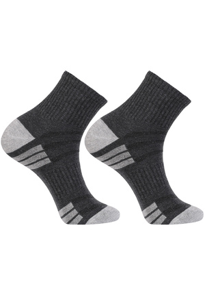 Moraj CSM200-067 Skarpety za kostk�, grey melange