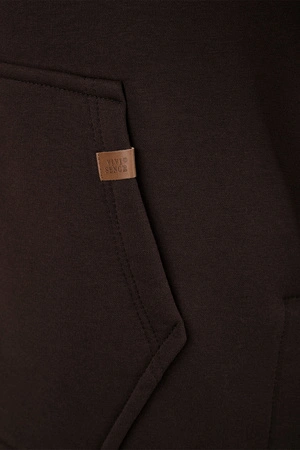 Vivisence 9006 Bluza nierozpinana, brązowy